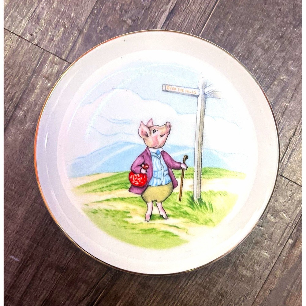 NE Beatrix Potter Pigling Bland Porcelain Collector Plate 1984 First Issue